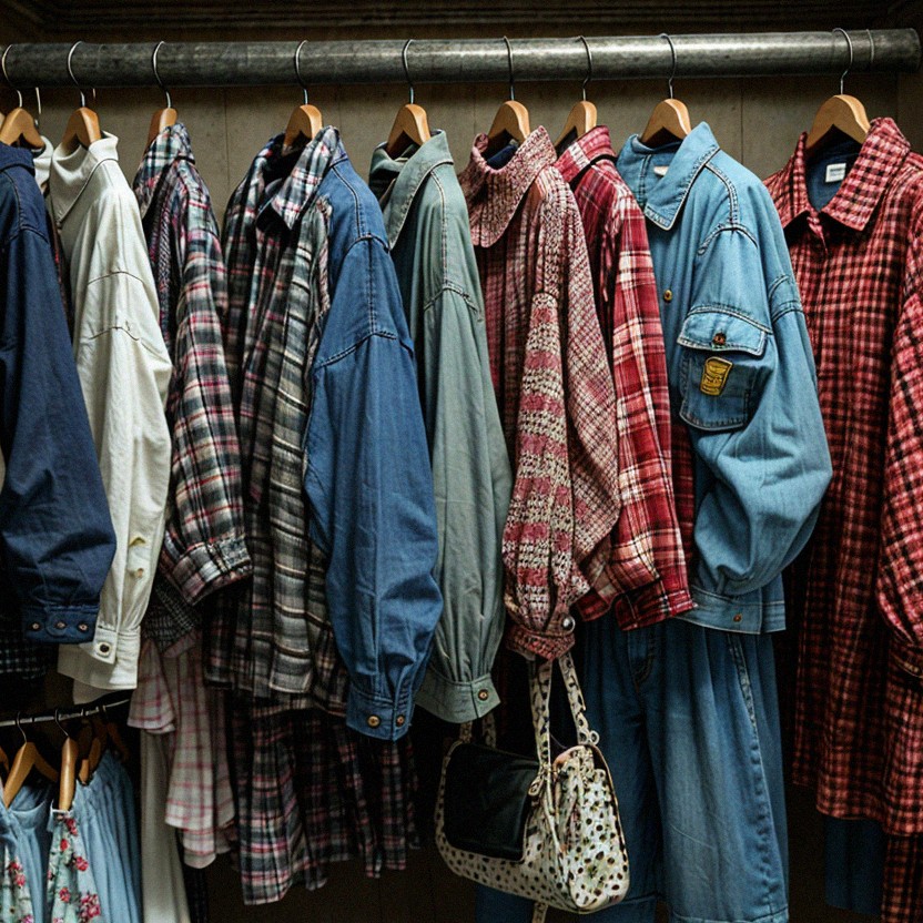 Rack of clothing